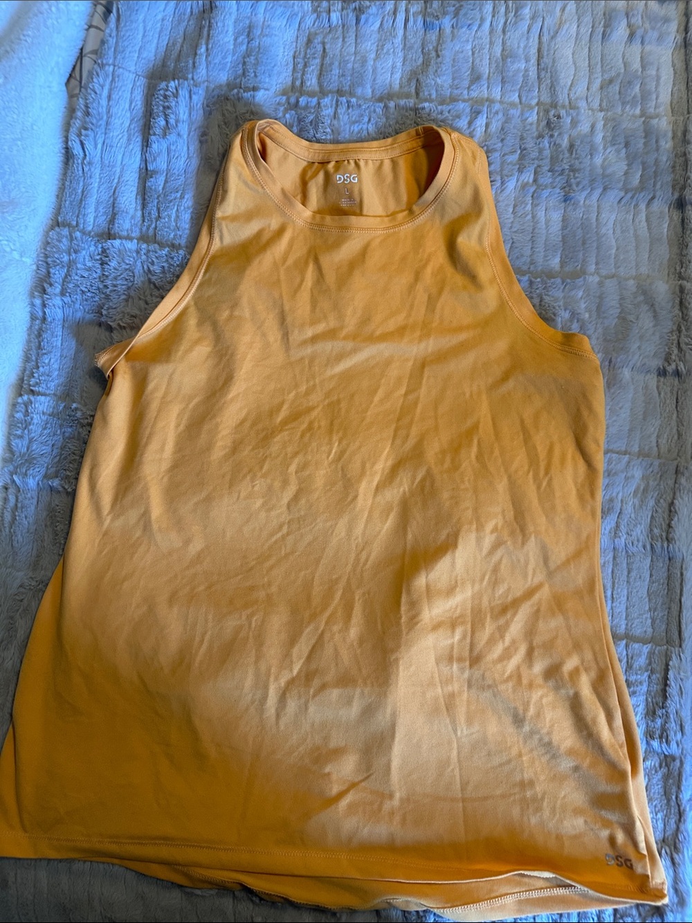 DSG Women's Tank Top - Mustard/tangerine orange